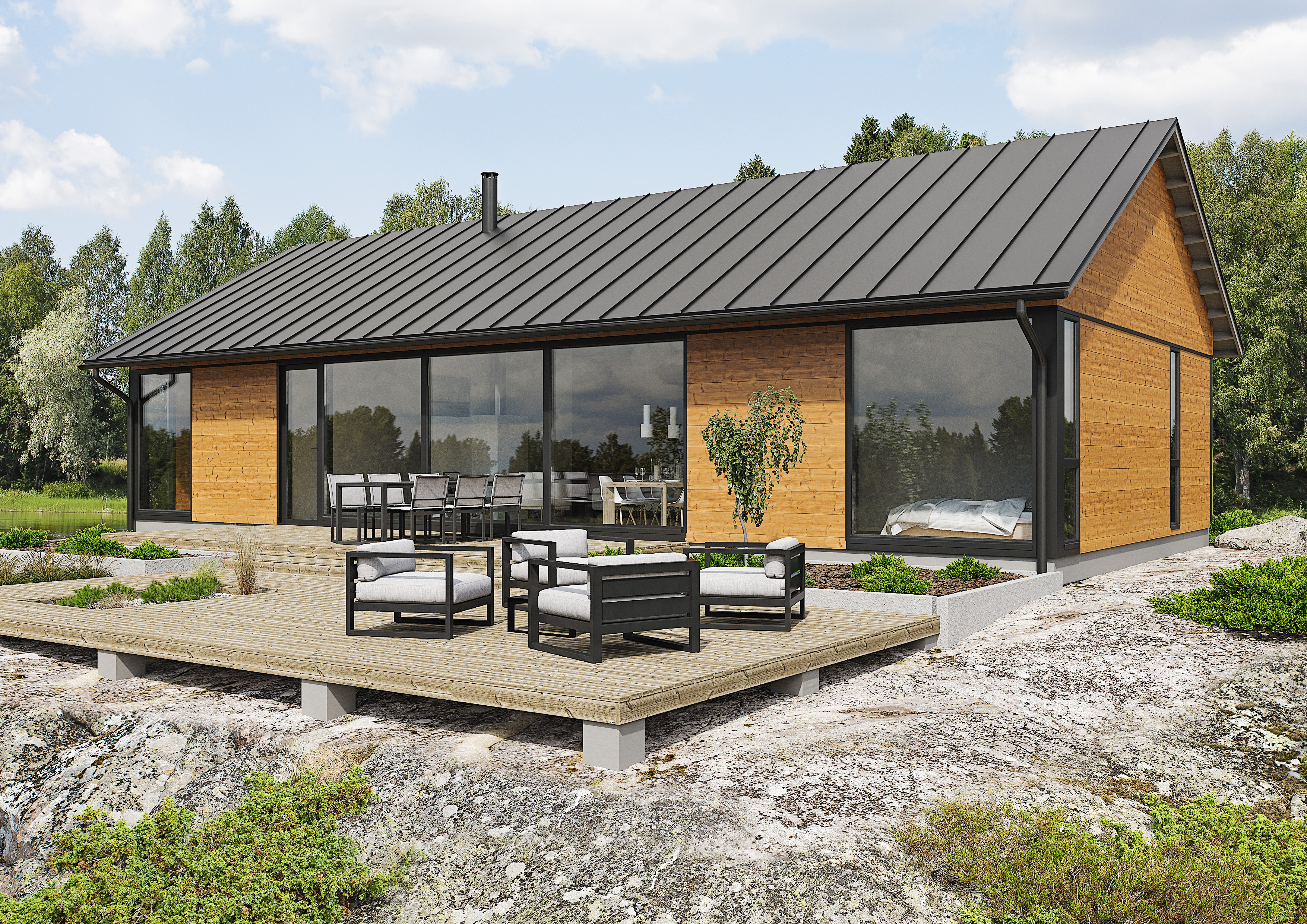 Glass House 126 - Wood House Main Image