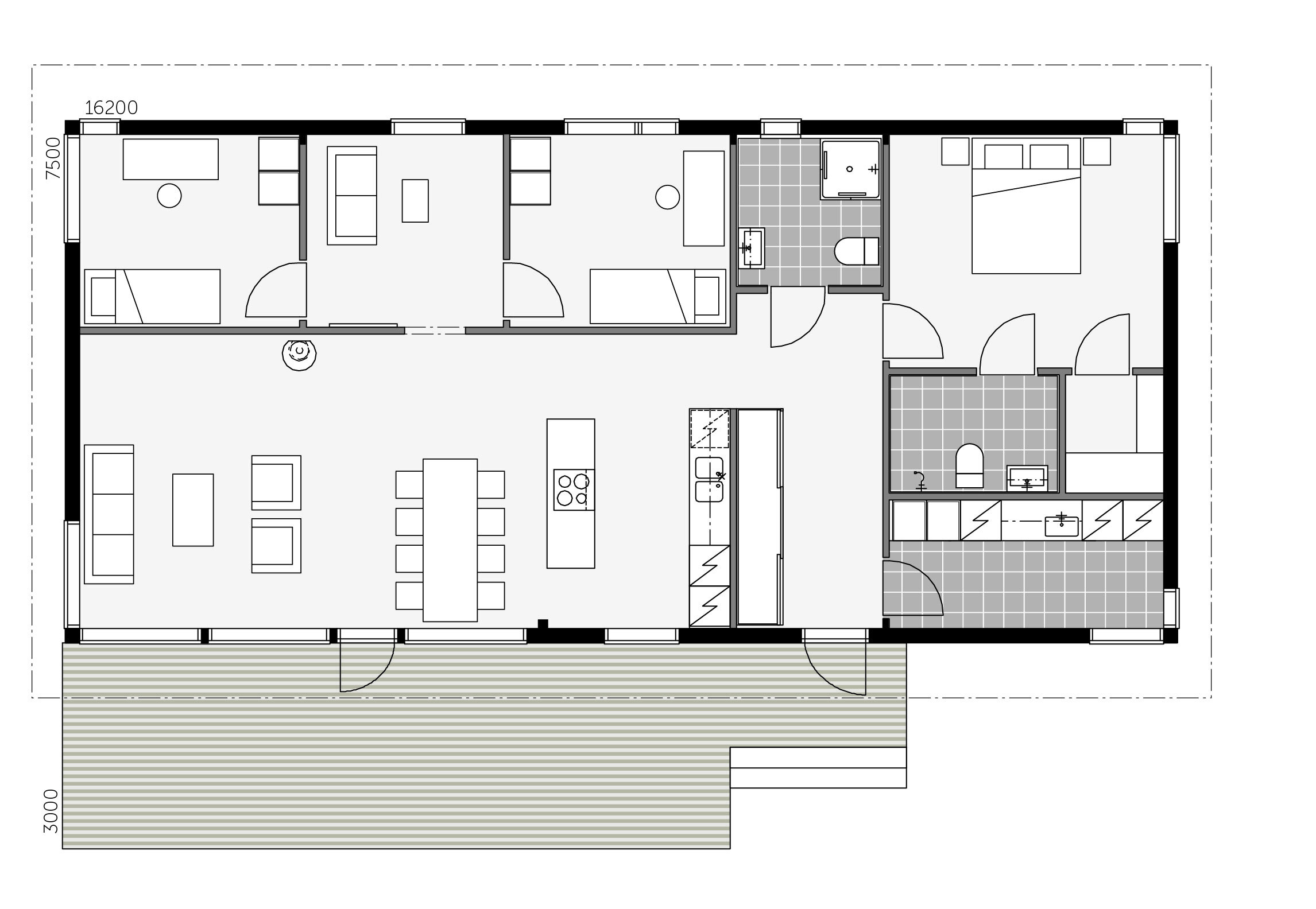 Glass House 126D floor plan 1