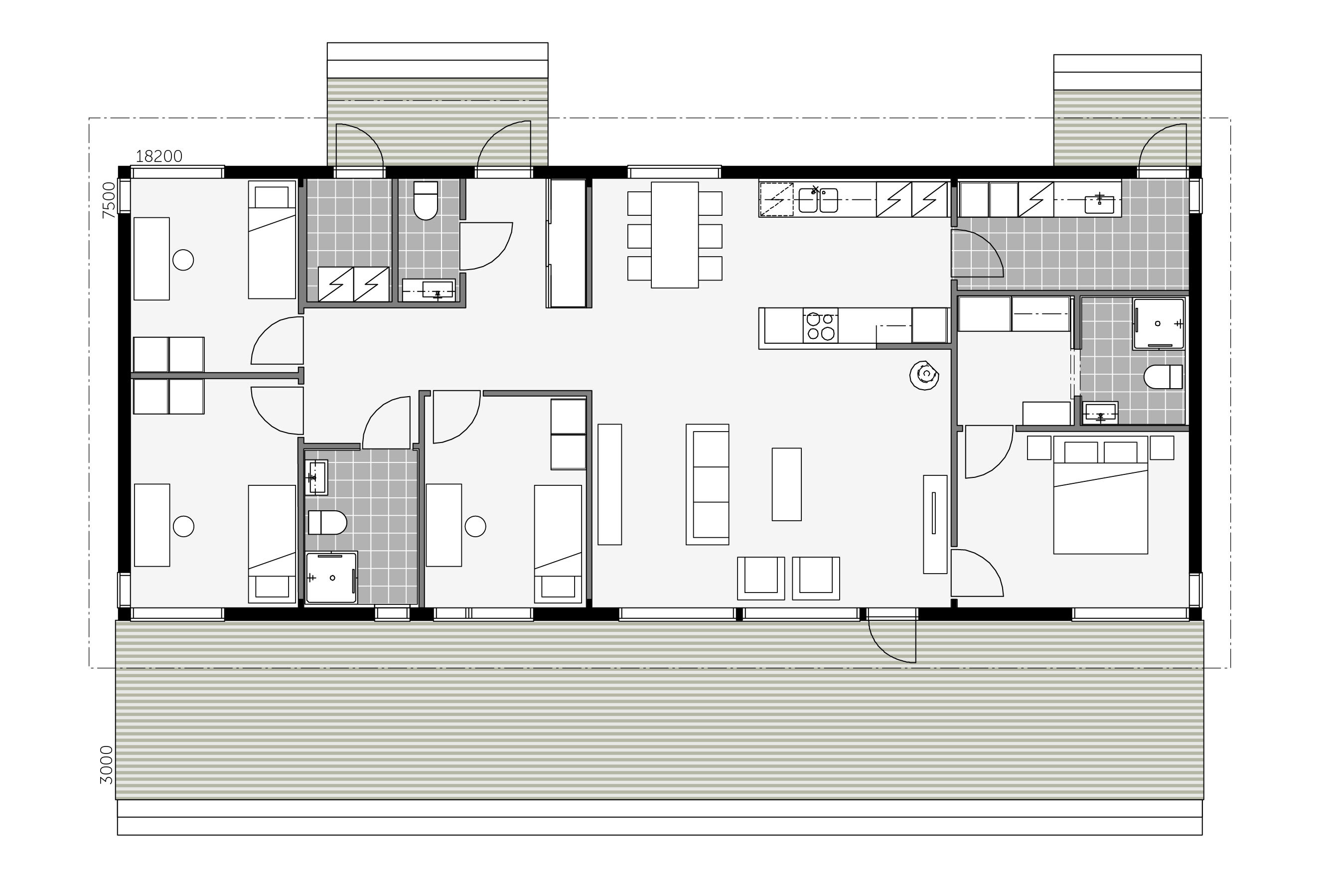 Glass House 142B floor plan 1