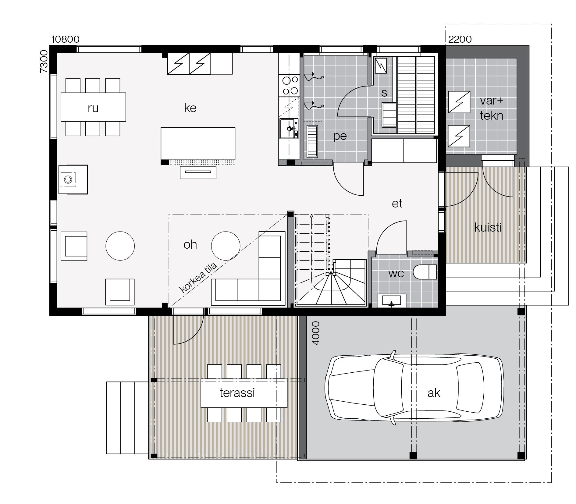 Havuniemi 158A floor plan 1