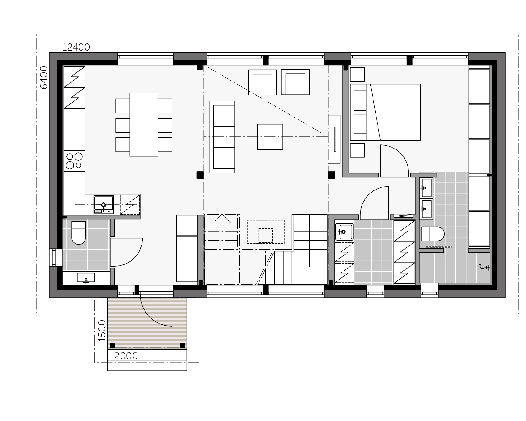 Hill House EX 150 floor plan 1