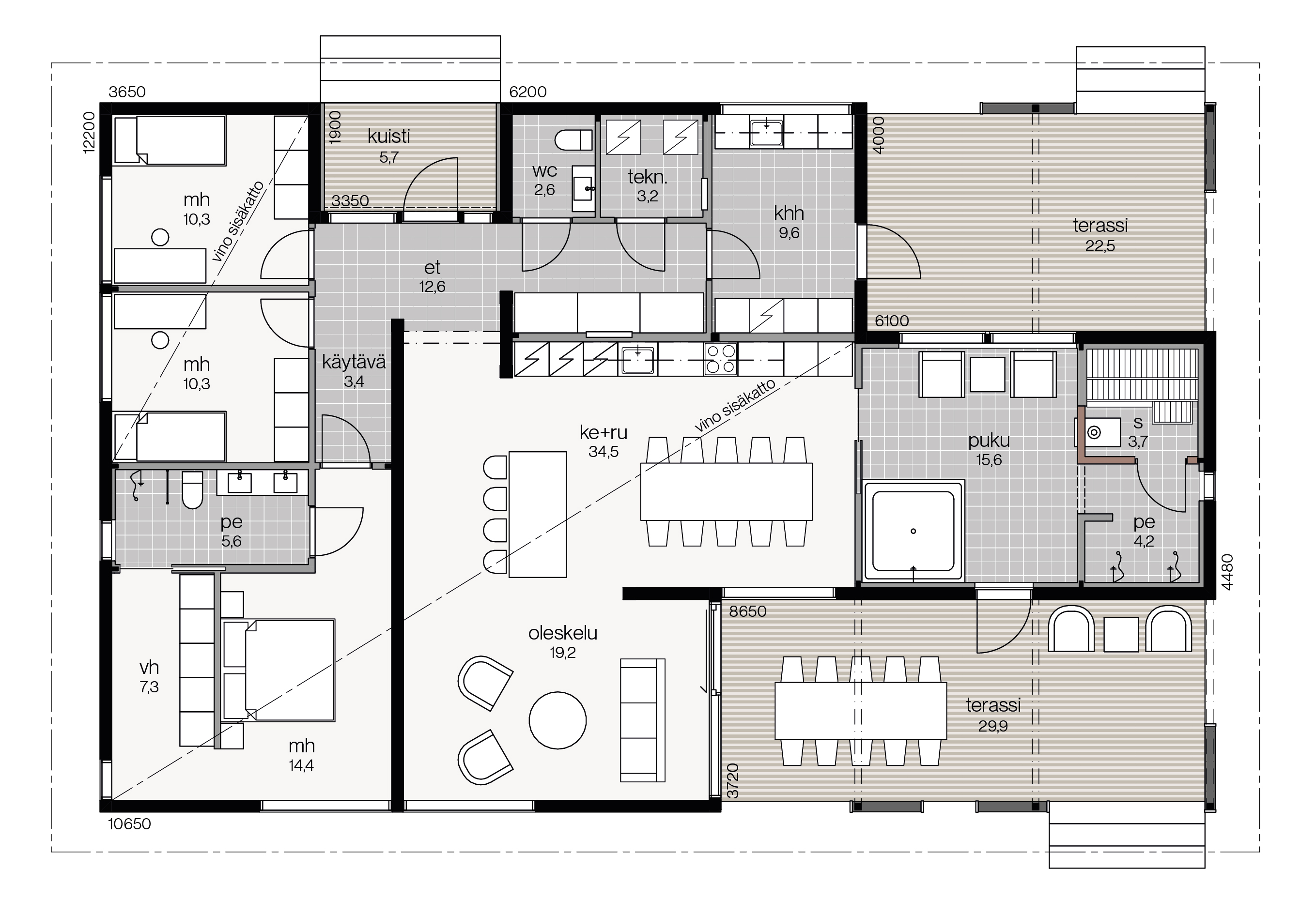 Horisontti 2A floor plan 1
