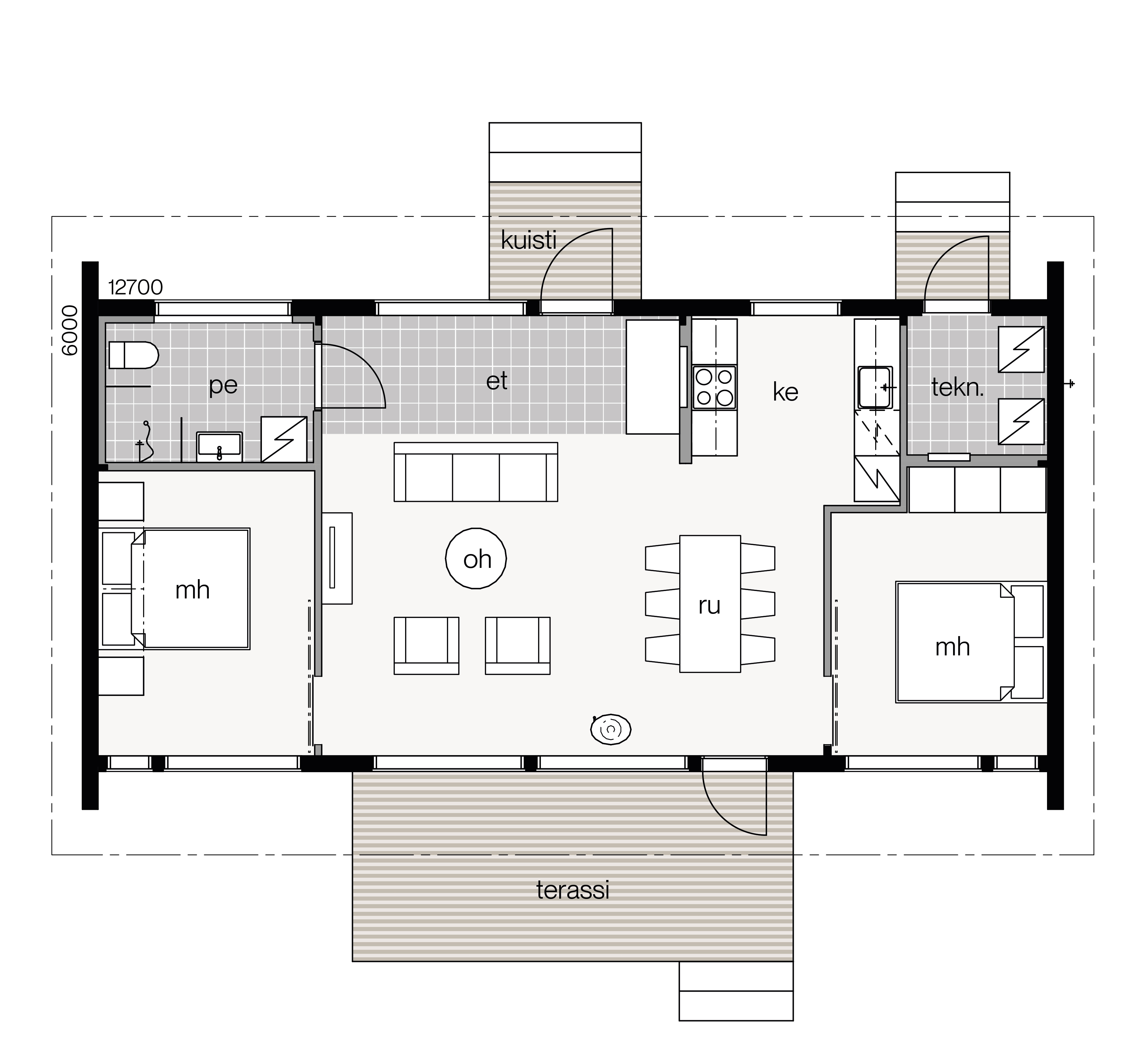Glass House 2 - 80B floor plan 1