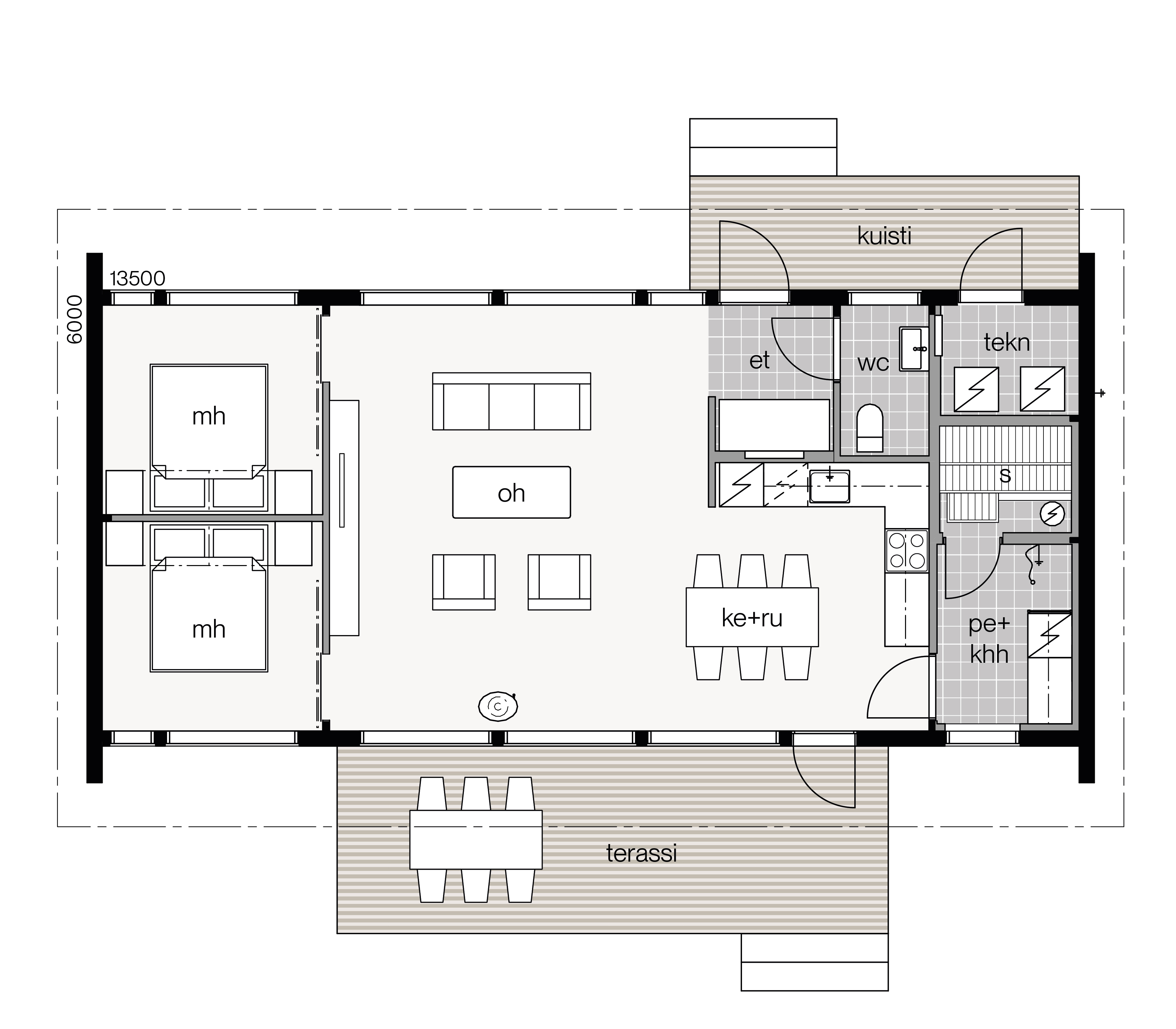 Glass House 2 - 85A floor plan 1