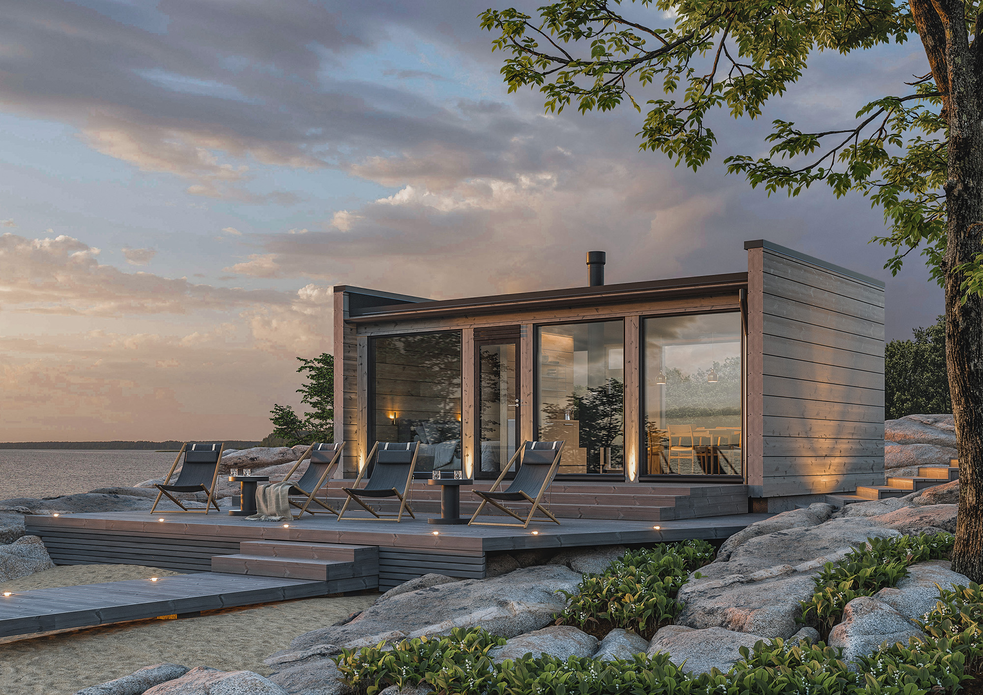 Glass House 30 - Log Cabin Main Image
