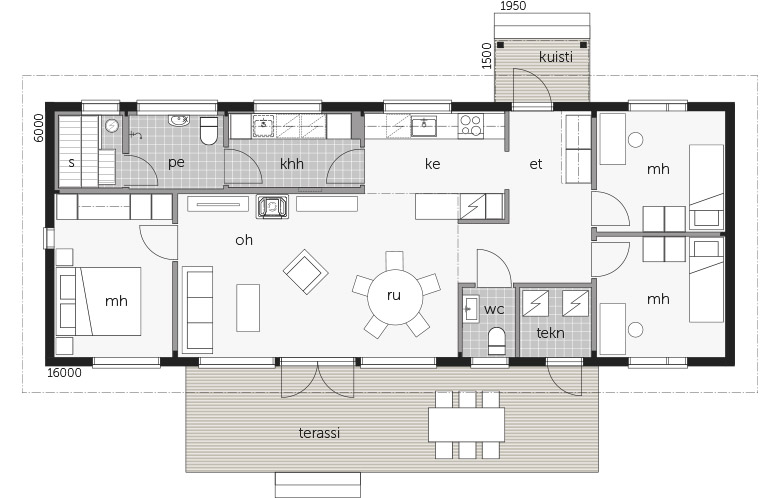 Hill House 101A pohjakuva 1