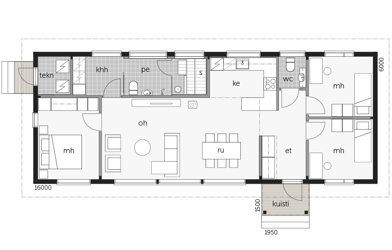 Hill House 101B pohjakuva 1