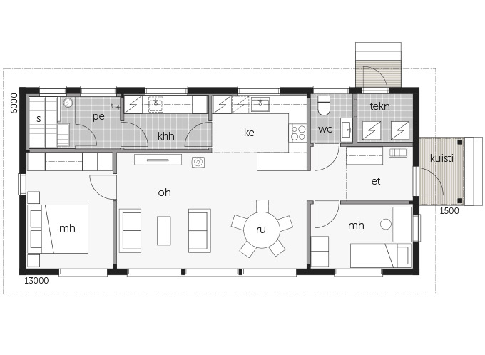 Hill House 82A pohjakuva 1