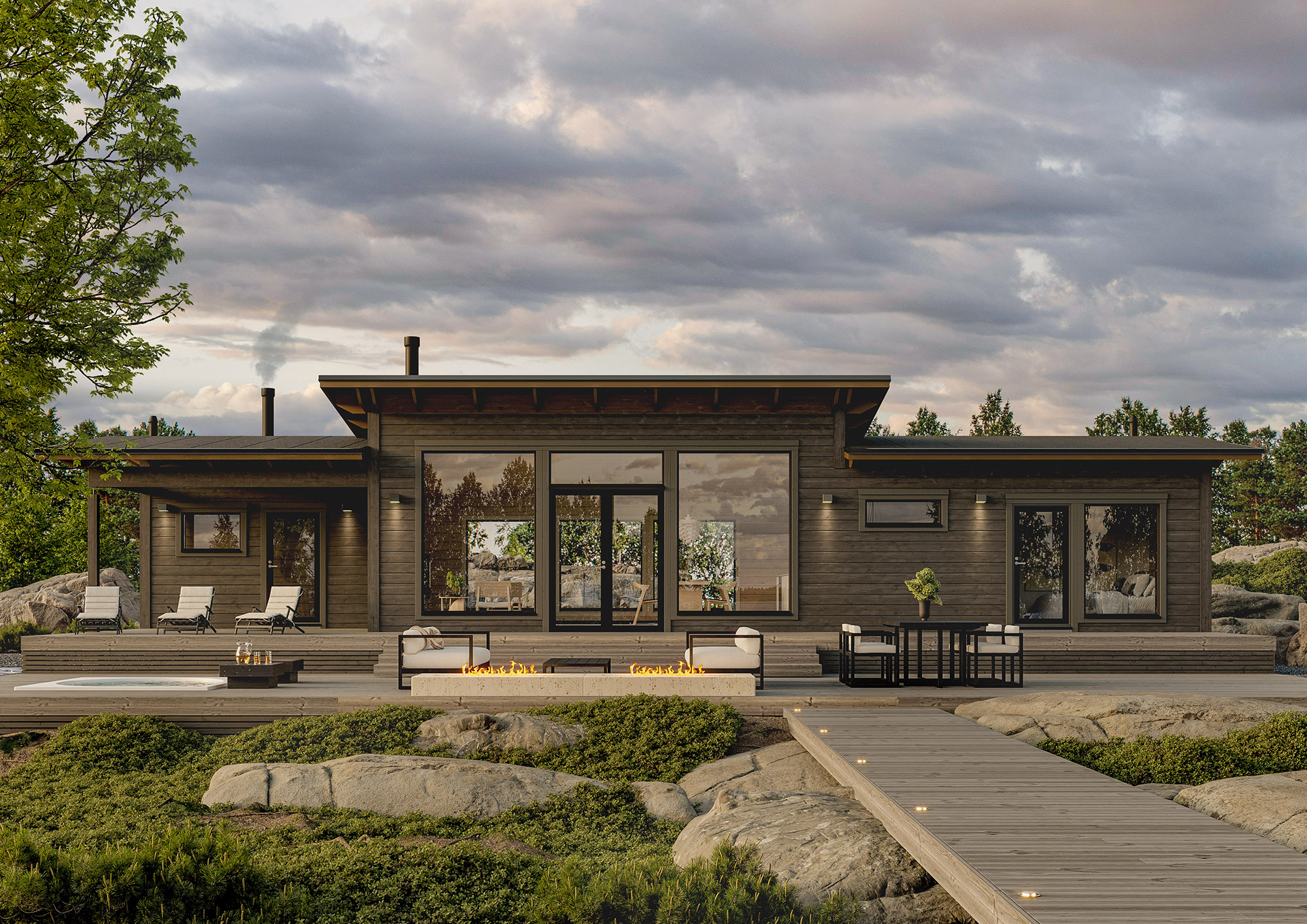 Sinitaivas 81 - Log cabin Main Image
