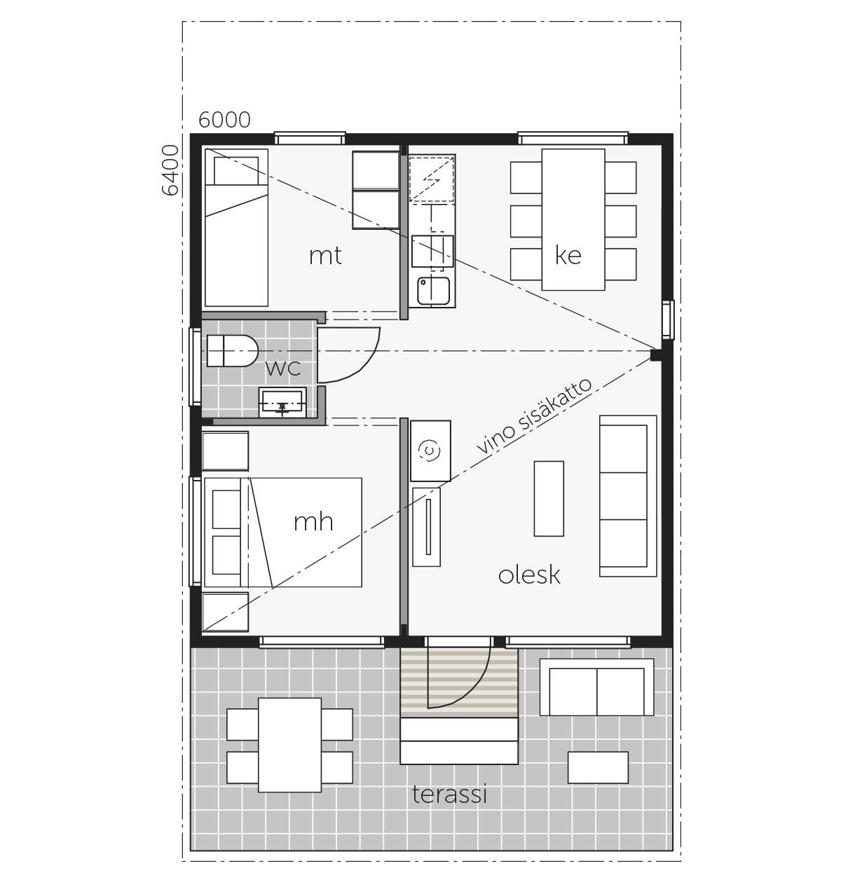 Sky House 40B pohjakuva 1