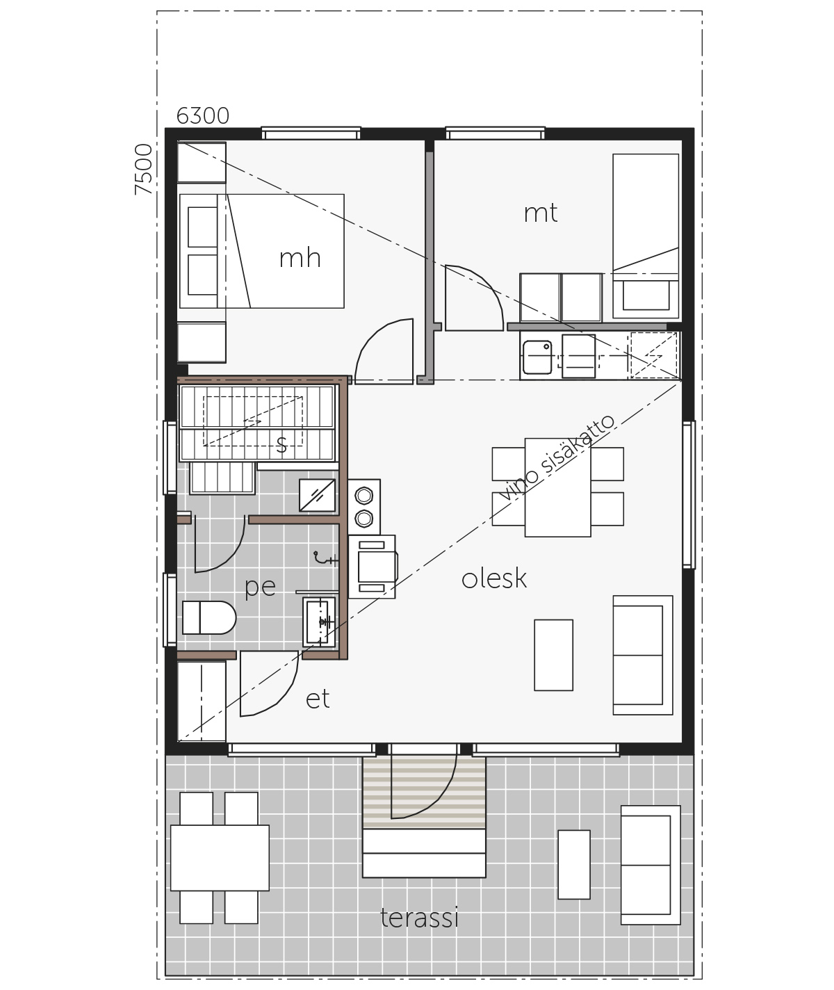Sky House 50C pohjakuva 1