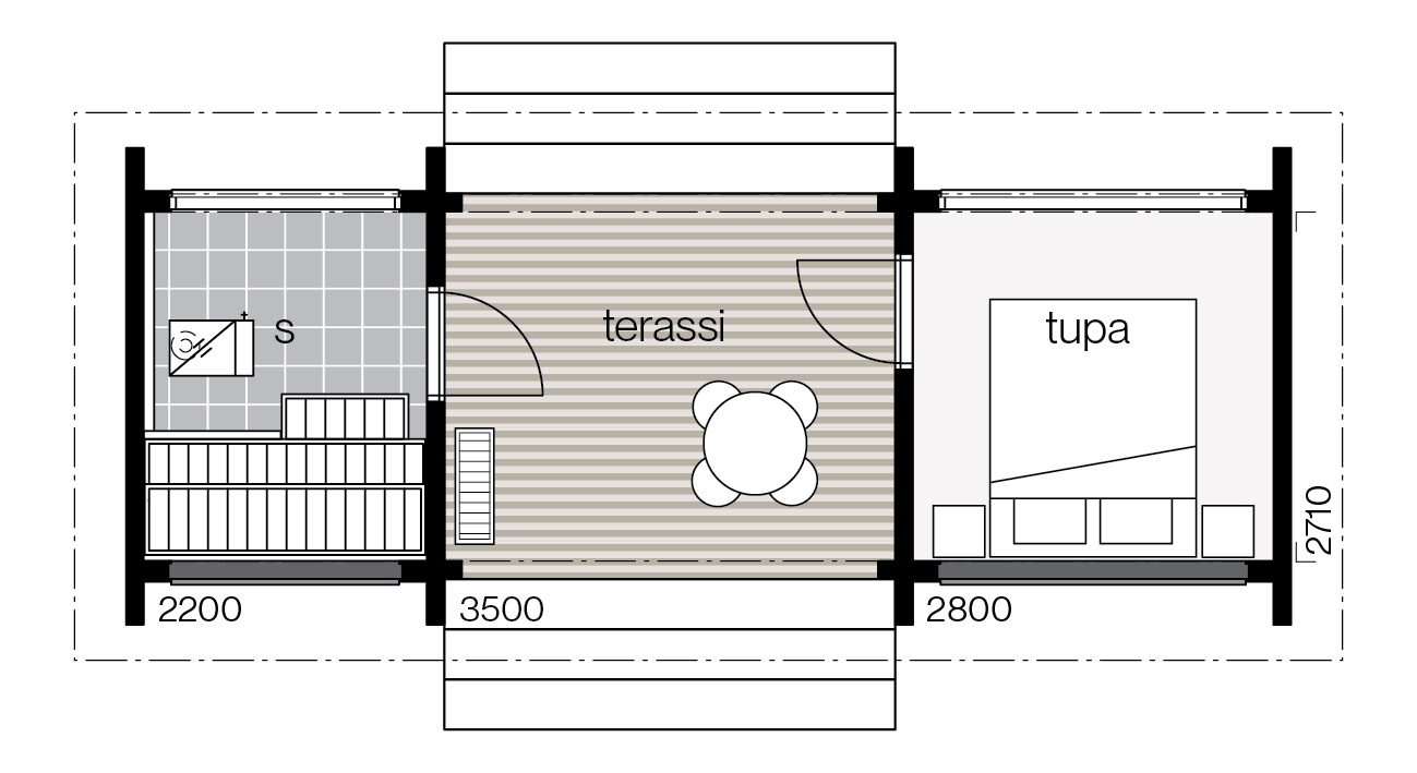 Villa Glass 17A pohjakuva 1