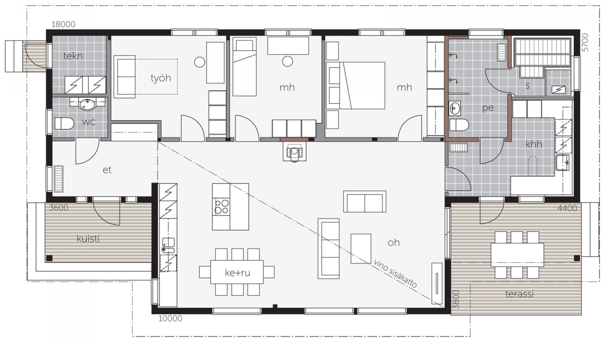 Laajaranta A floor plan 1