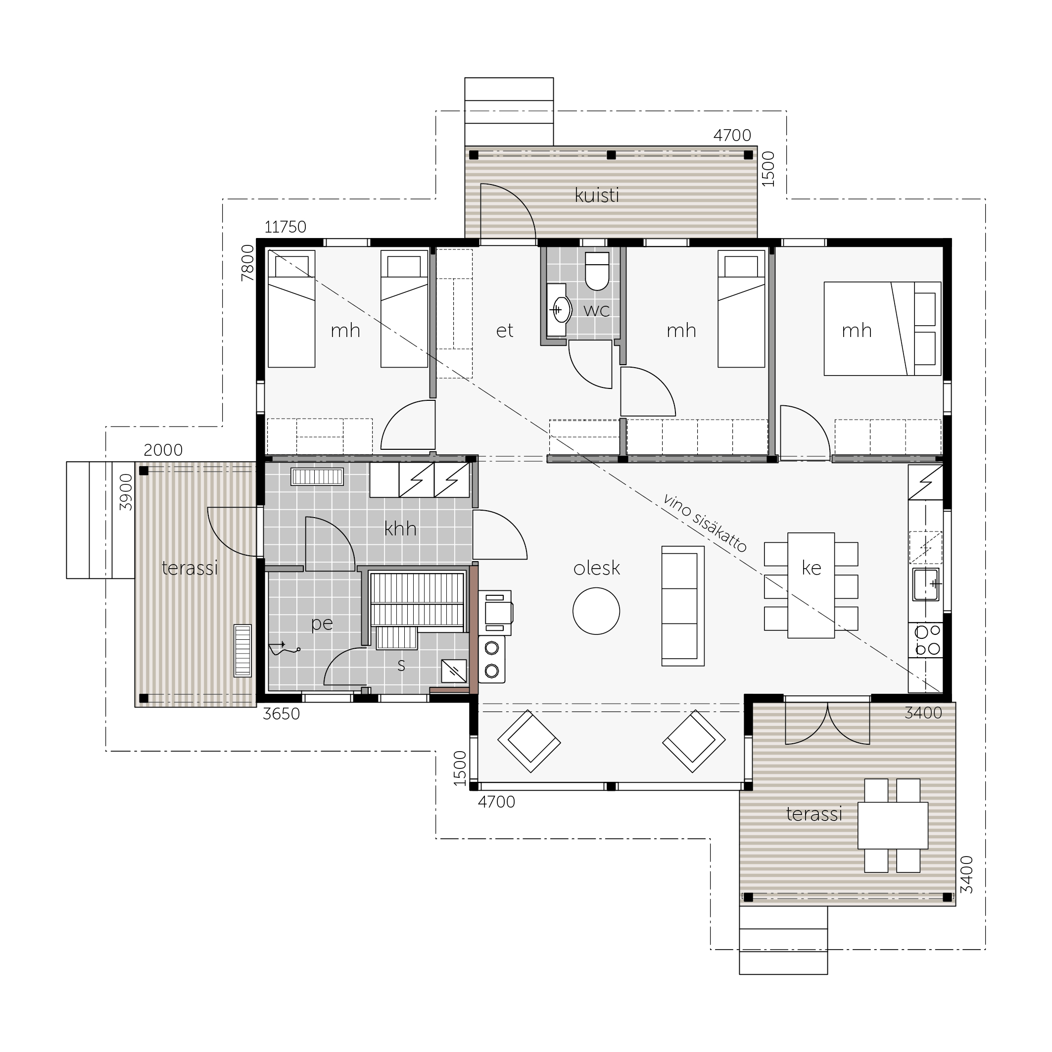 Lehtisaari 102A floor plan 1