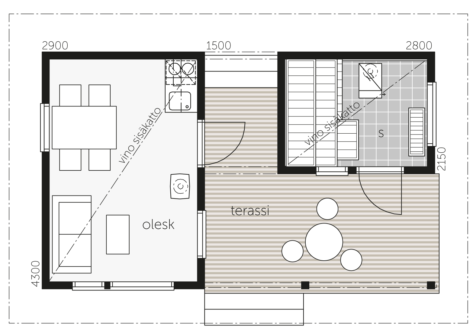 Lehtoranta 20B floor plan 1