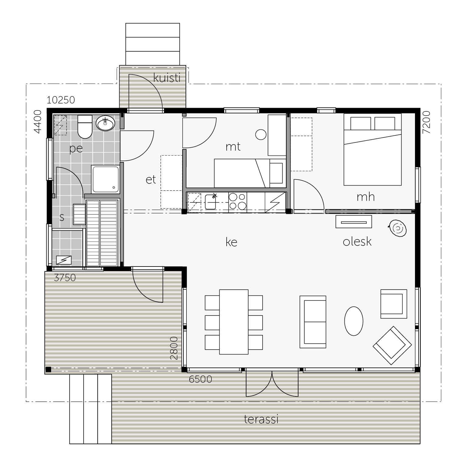 Lehtoranta 66A floor plan 1