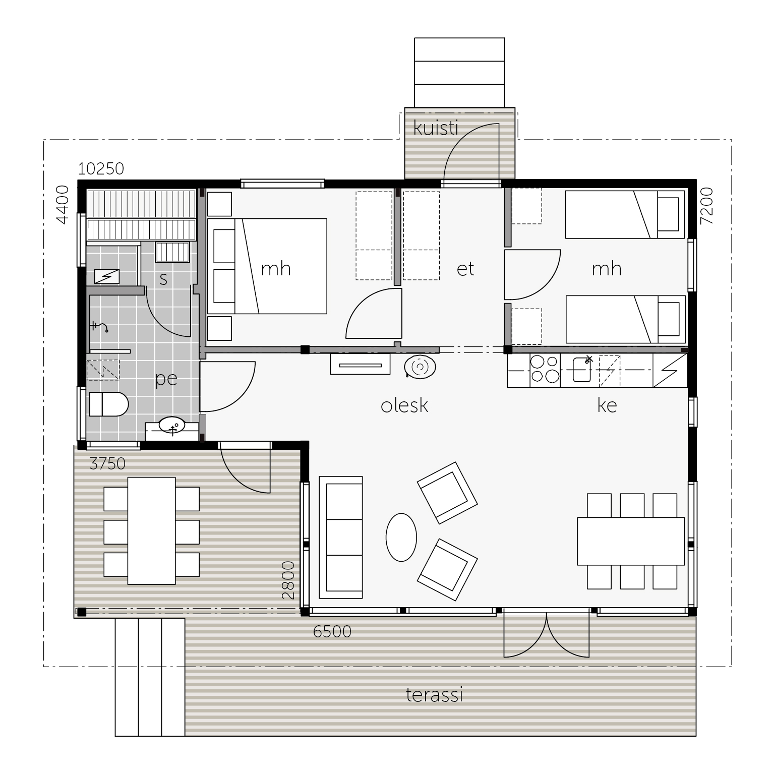 Lehtoranta 66C floor plan 1