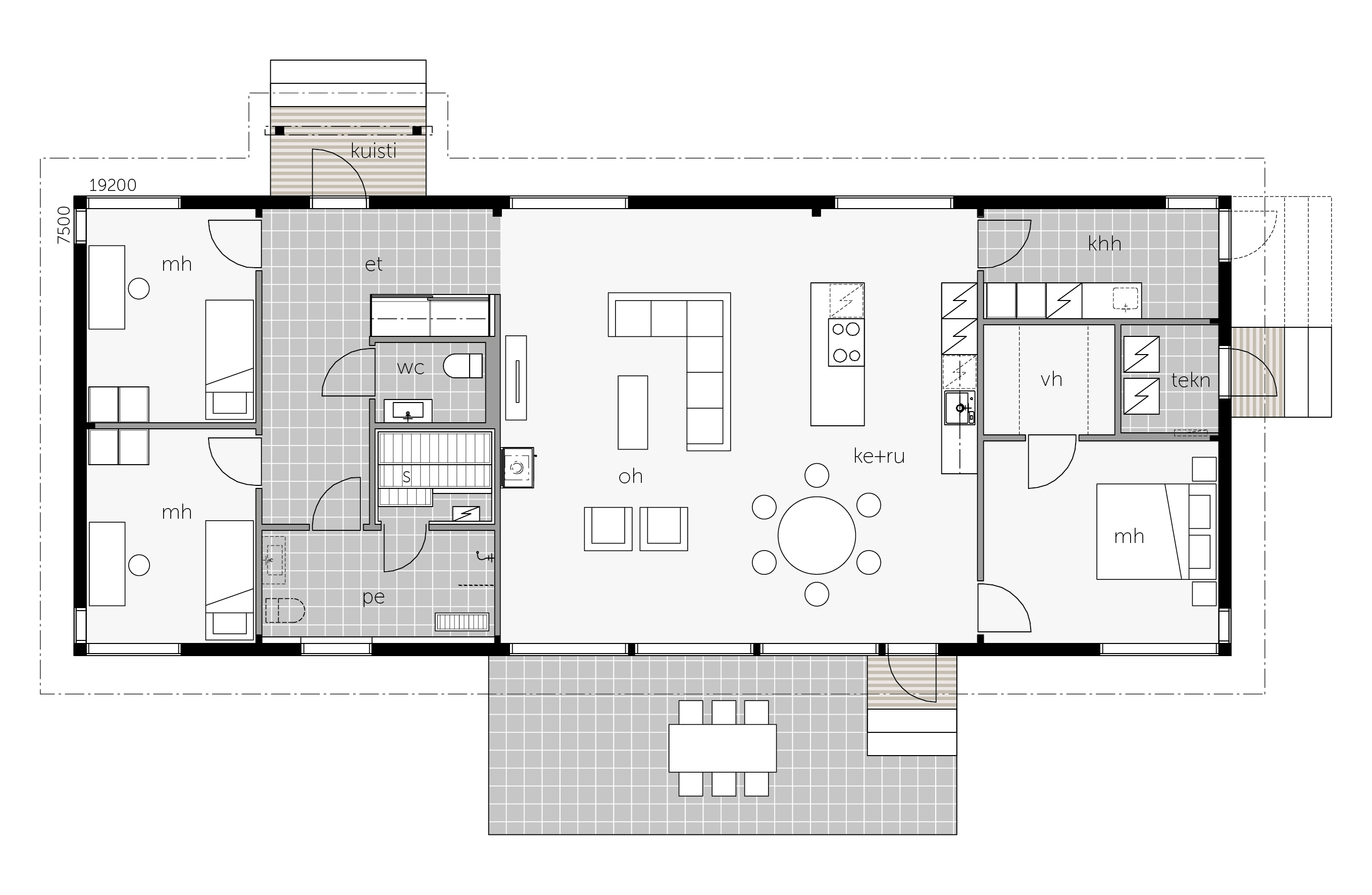 Glass House talo 150B muuttovalmis pohjakuva 1