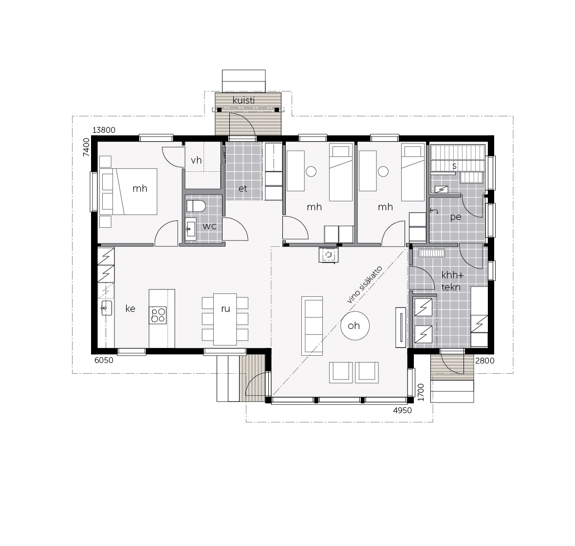 My House 115 B pohjakuva 1