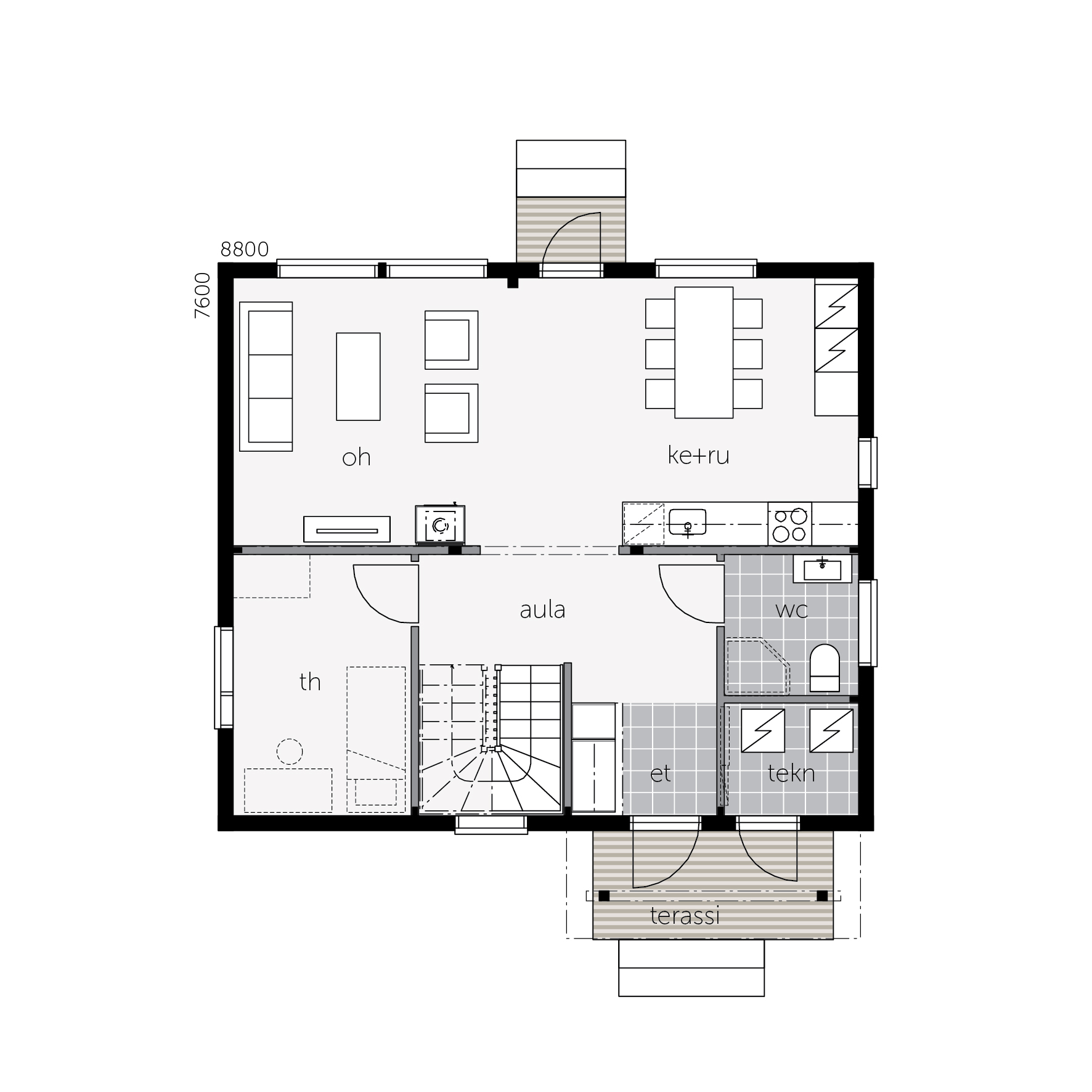 My House 136 A1 pohjakuva 1