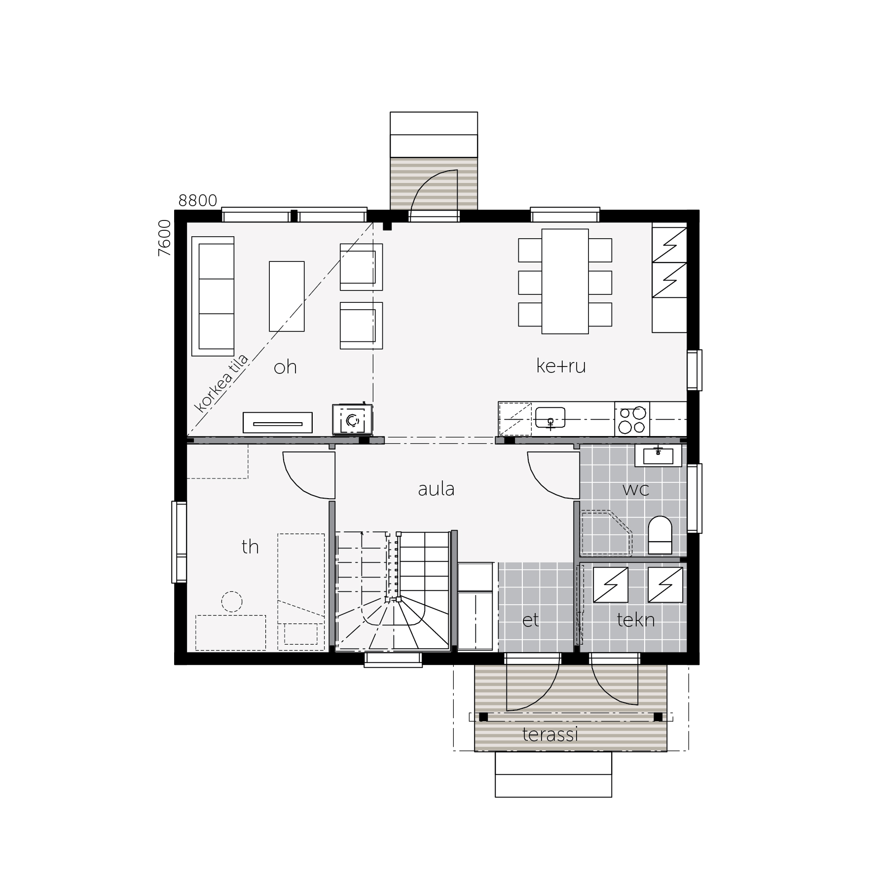 My House 136 A2 pohjakuva 1