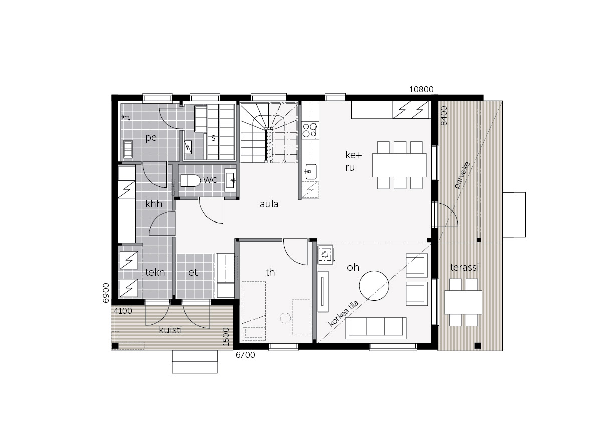 My House 159A2 pohjakuva 1