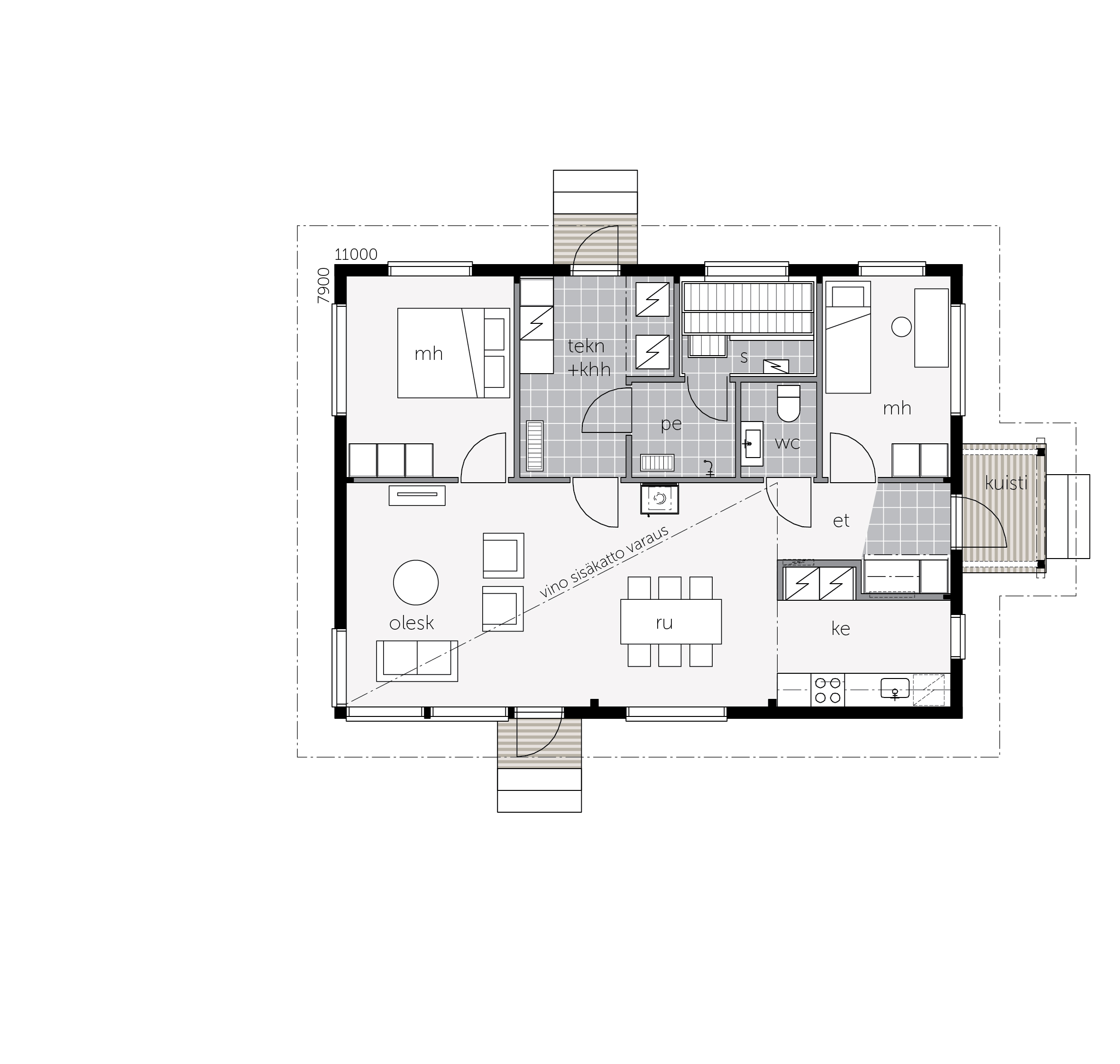 My House 91C pohjakuva 1