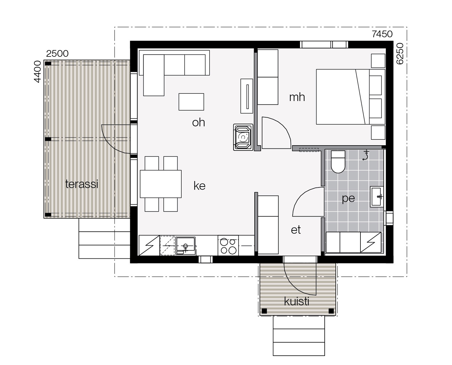 Oiva 50A floor plan 1