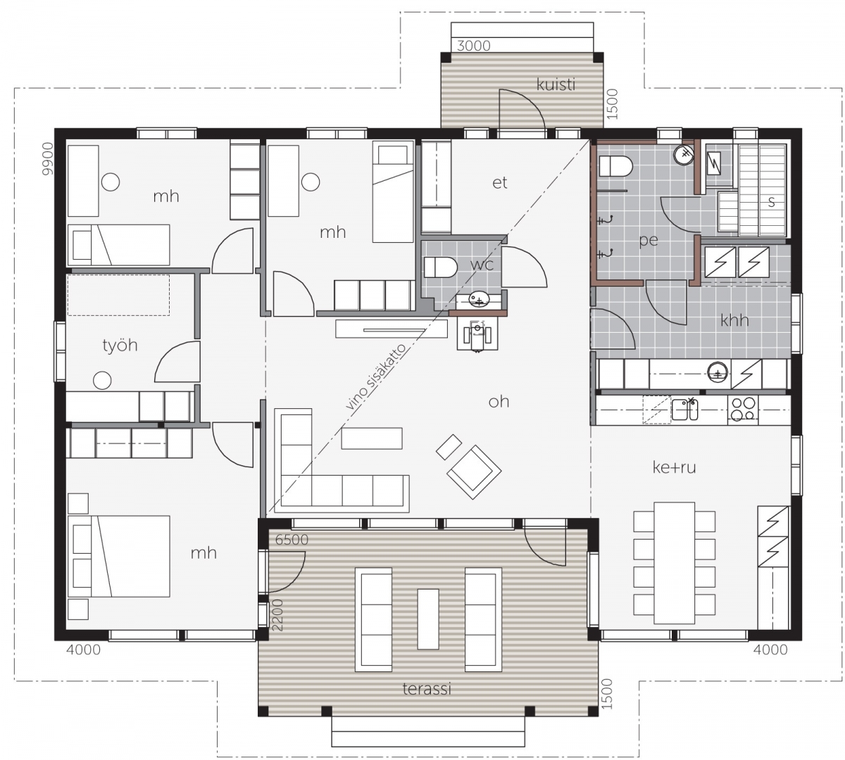 Puistolahti B floor plan 1