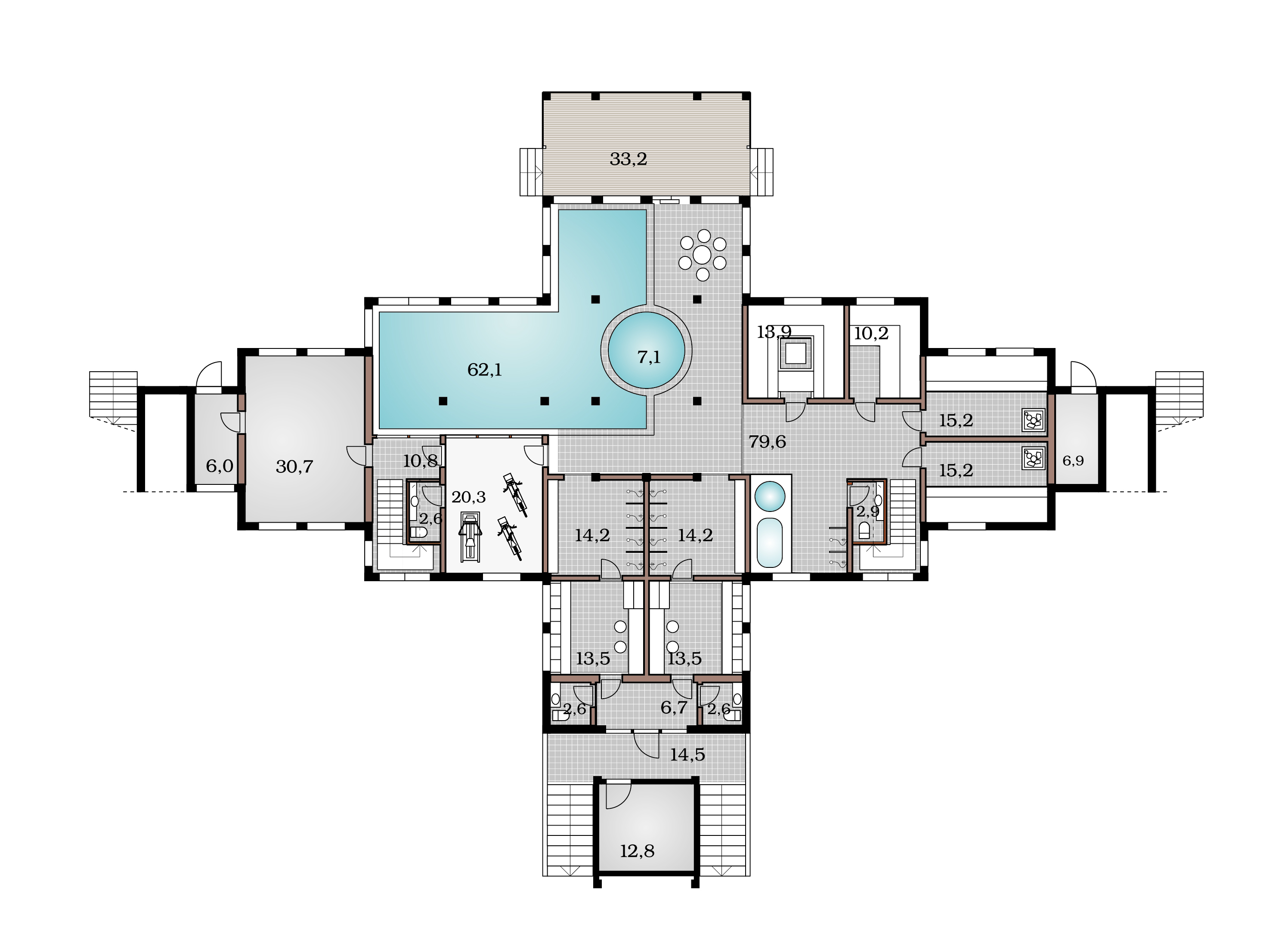 Recreation Clubhouse floor plan 1