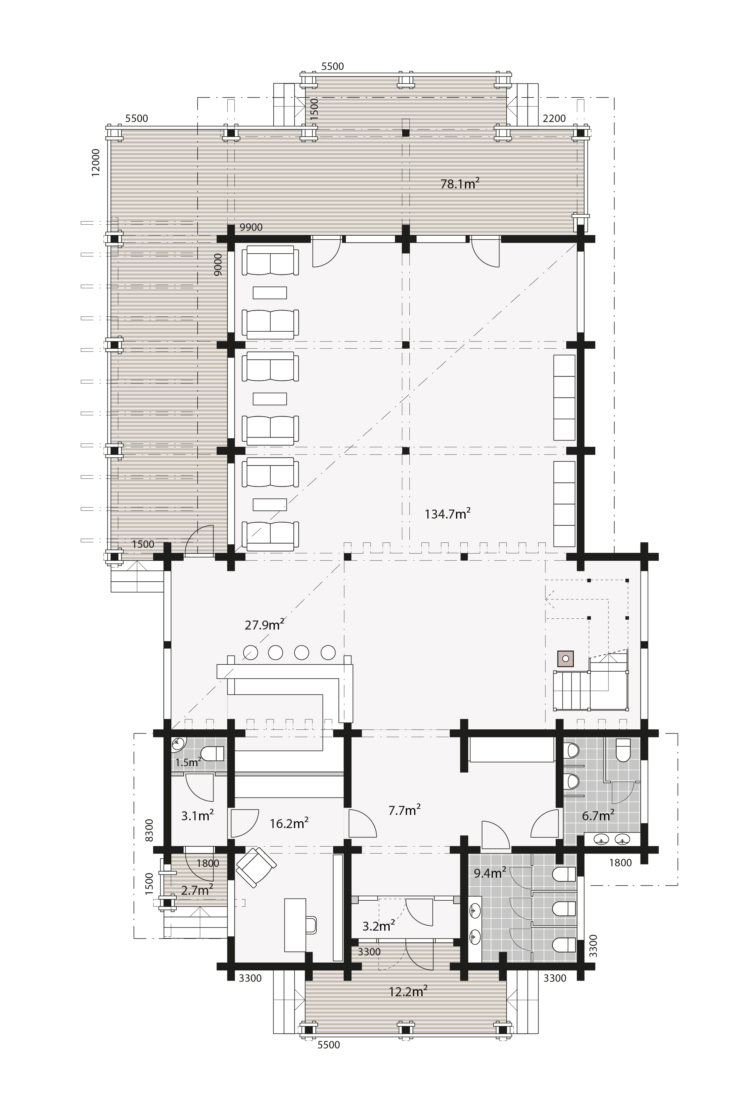 River Clubhouse floor plan 1