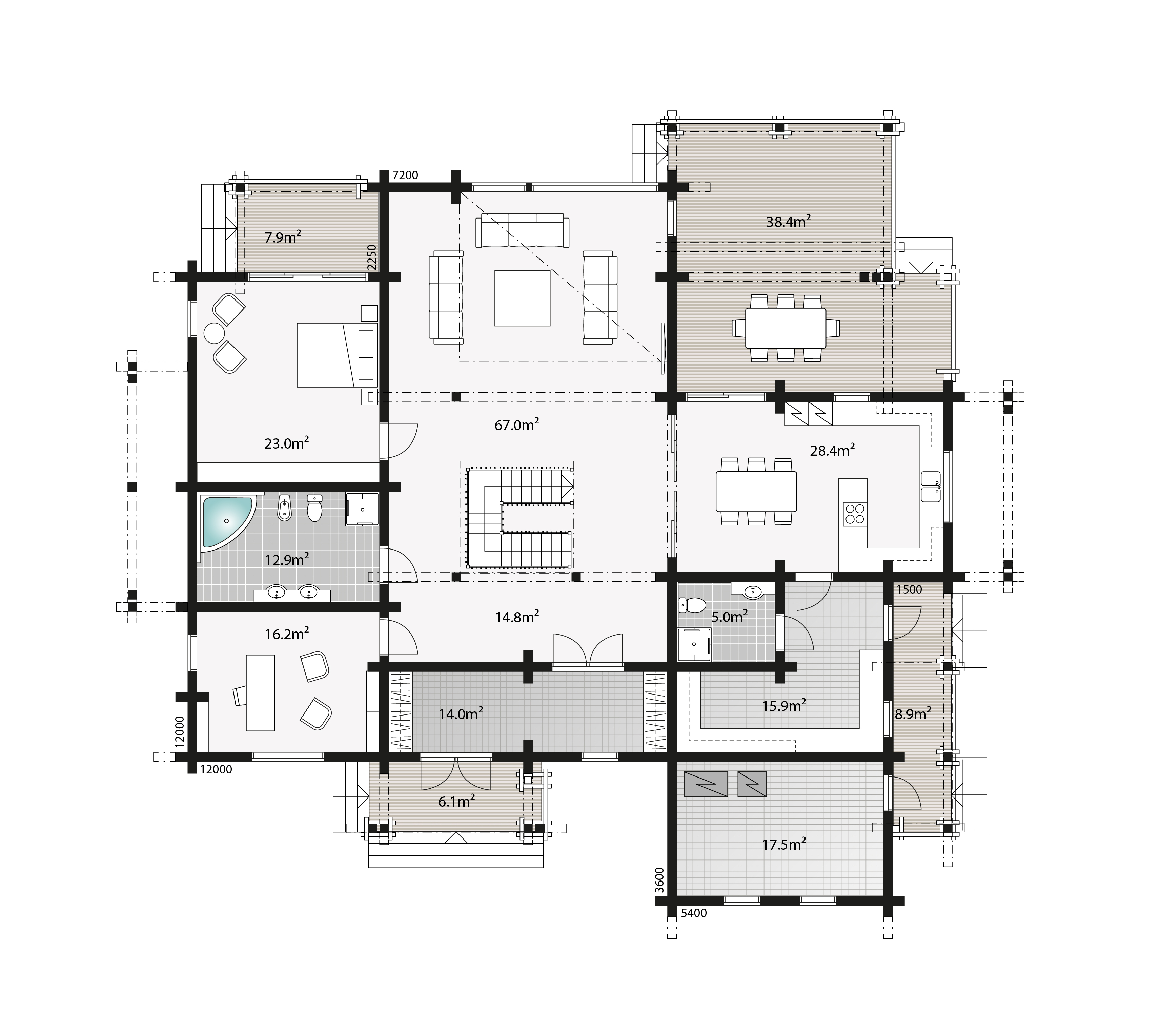 River House 3 floor plan 1