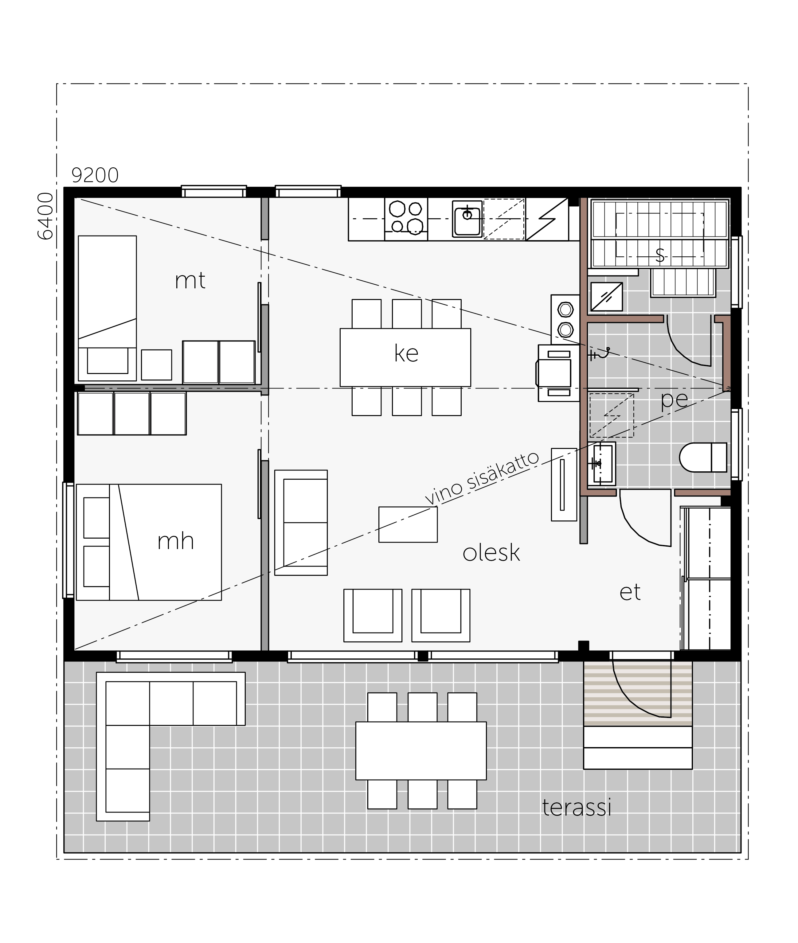 Sky House 60B floor plan 1