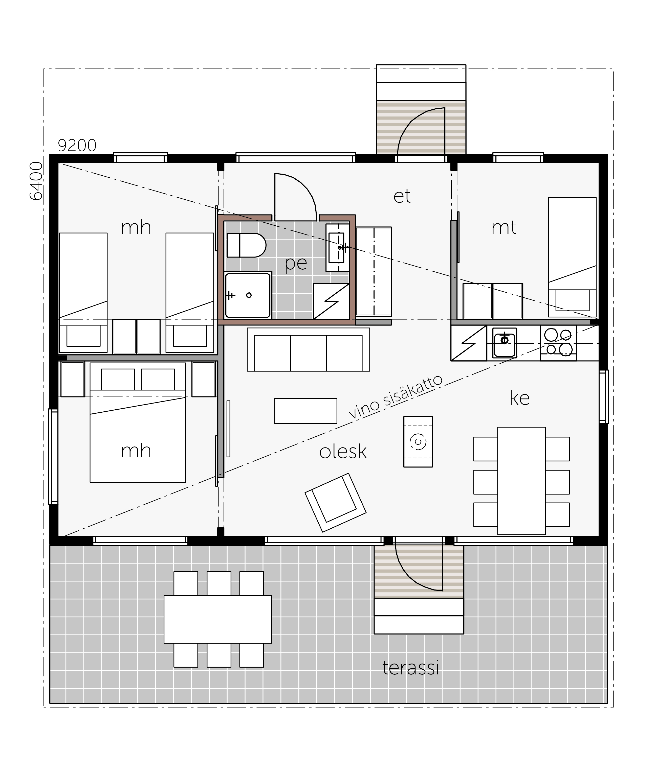 Sky House 60C floor plan 1