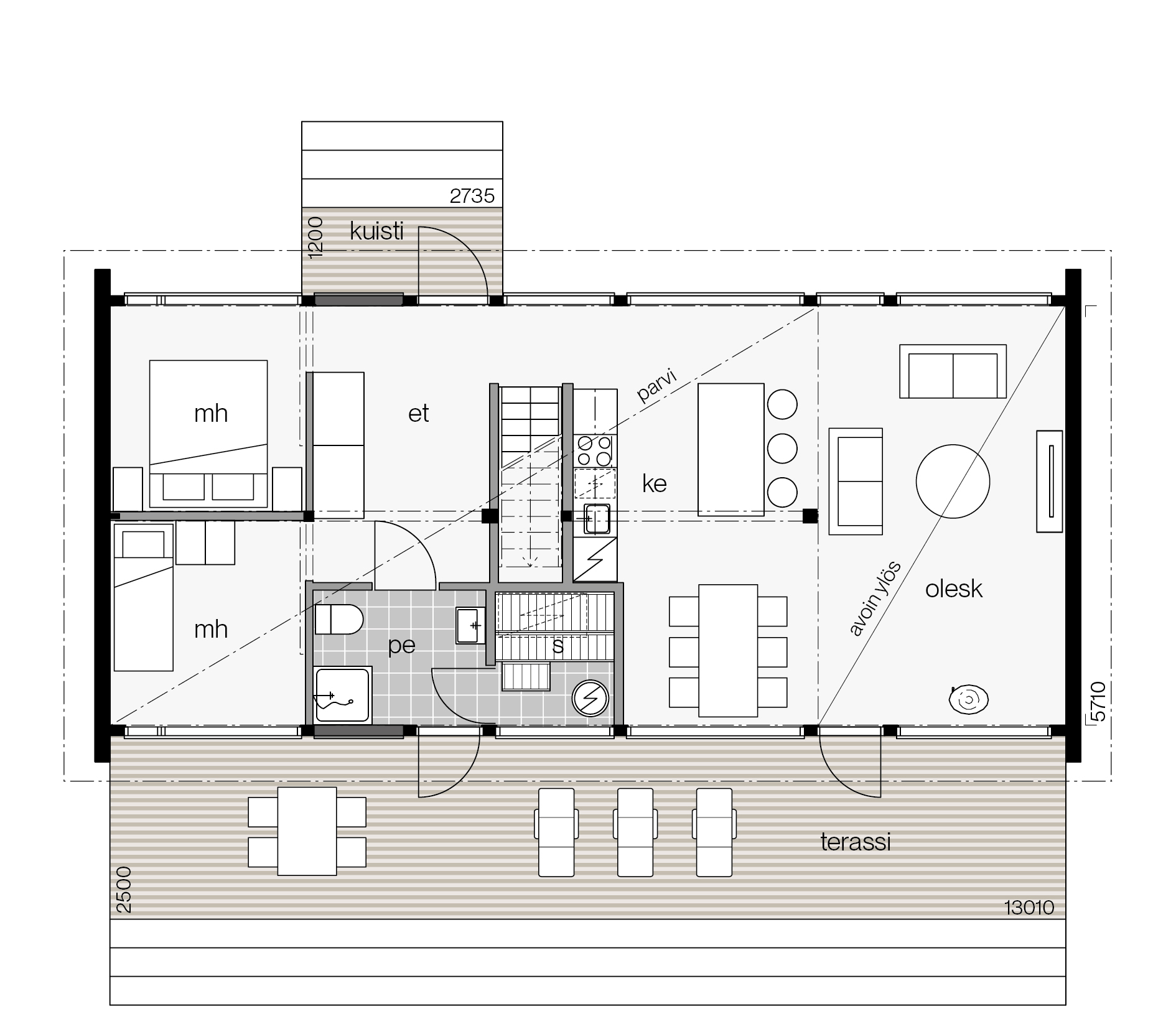 Villa Glass 80A pohjakuva 1