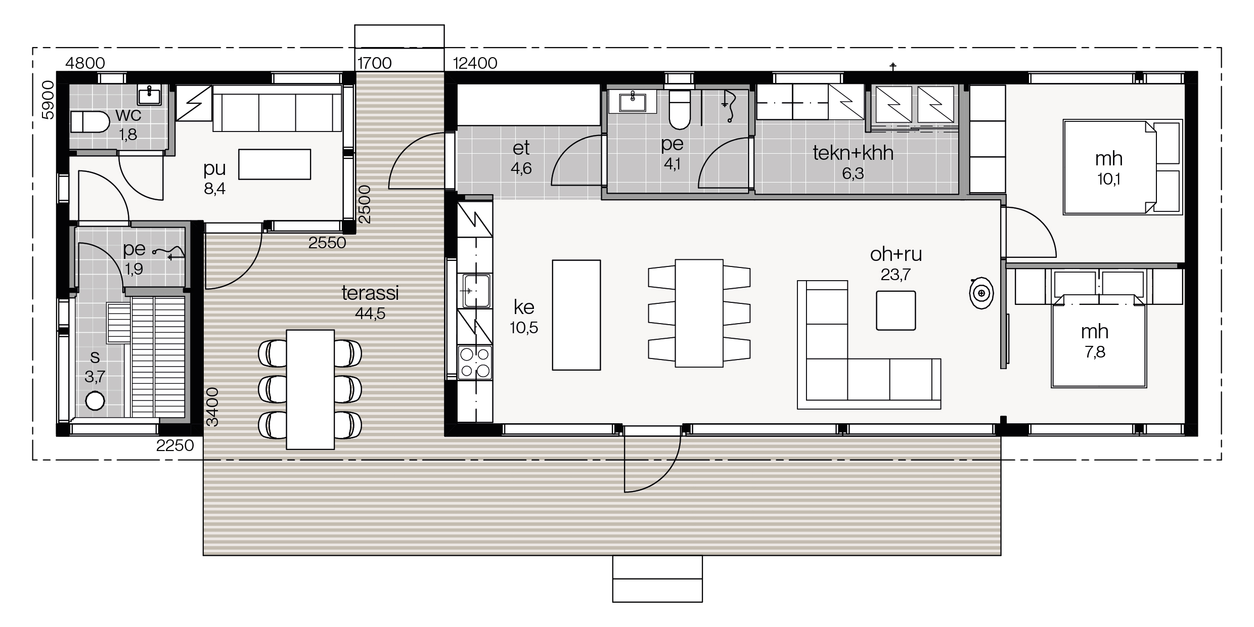 My Villa 77+22 pohjakuva 1
