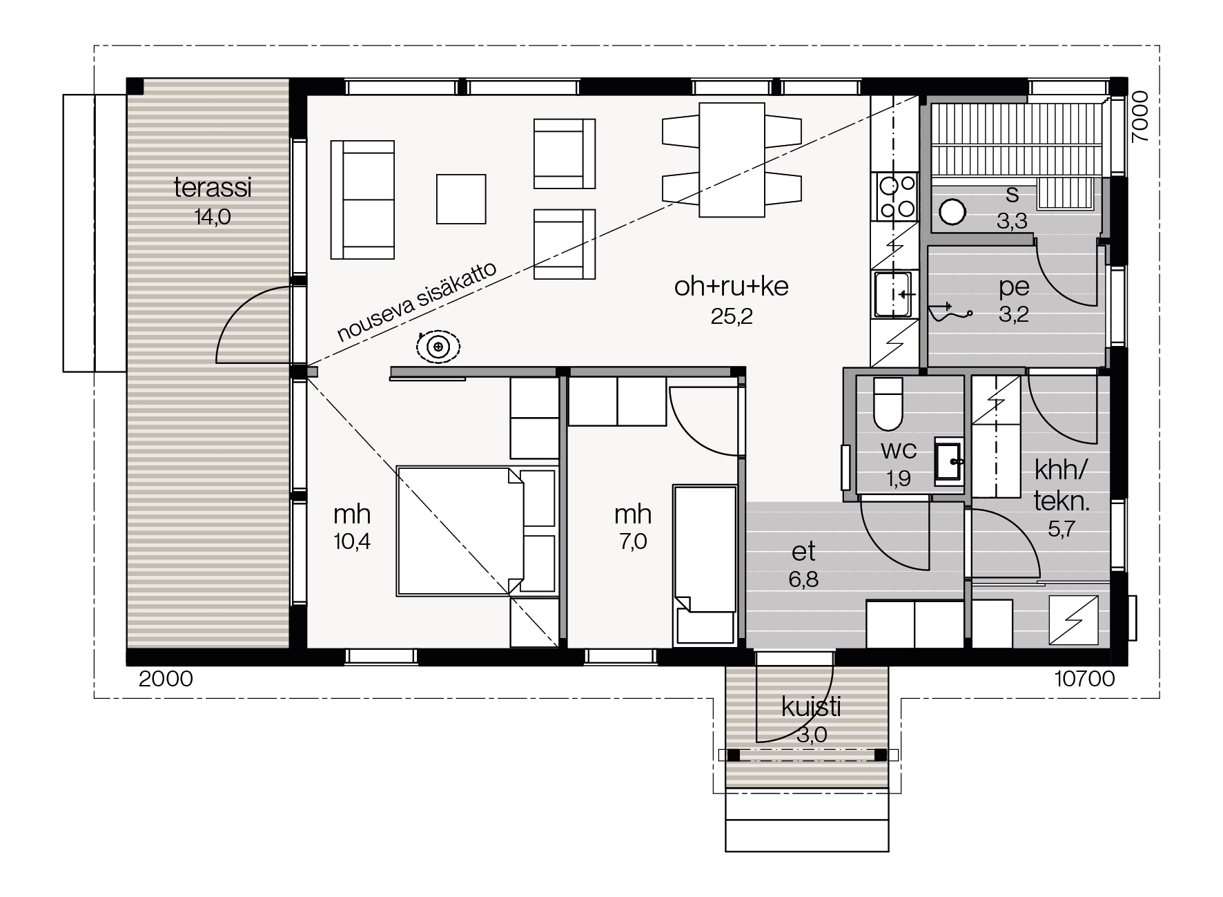 My villa 74 A pohjakuva 1