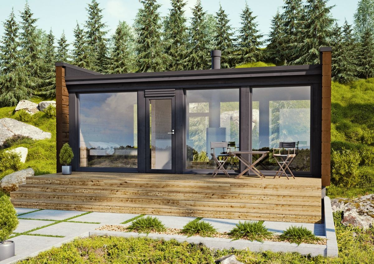 Glass House 30 - Log Cabin / Kontio