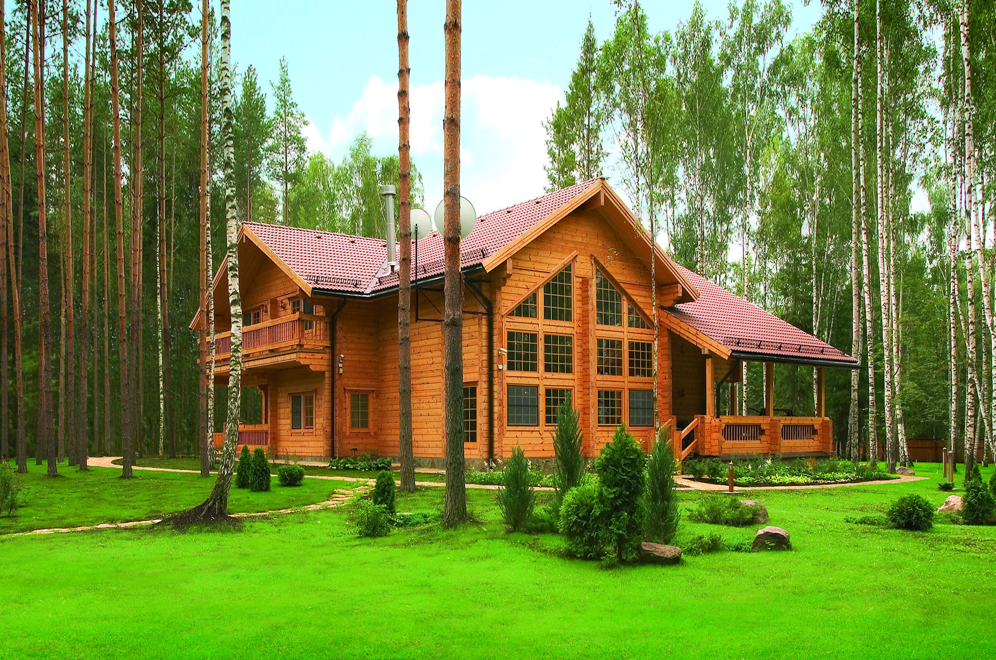 Дома из клееного бруса сокольский док